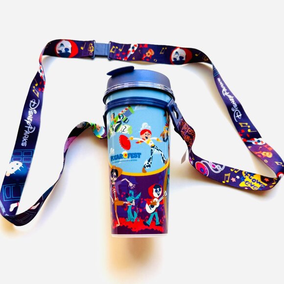 3501 DISNEY LE DISNEY PARKS PIXAR FESTIVAL EXCLUSIVE TUMBLER DISNEYLAND - Picture 1 of 7
